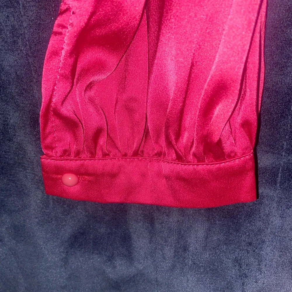 Boohoo Satin Wrap Skater Dress New missing tag 💙 multiple items make an offer - Picture 6 of 7